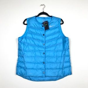 NIKE GOLF Women's Aeroloft Snap Puffer Vest XL